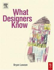 Cover of: What designers know