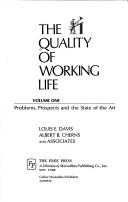 Cover of: Quality of Working Life by Louis E. Davis