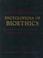 Cover of: Encyclopedia of Bioethics, Revised Edition, Volume 5 only.