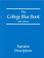 Cover of: The College Blue Book (College Blue Book 6-Vol Set, 30th Ed)