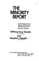 The Minority report by Anthony Gary Dworkin, Rosalind J. Dworkin