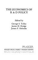 Cover of: The Economics of R&D policy | 