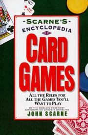 Cover of: Scarne's Encyclopedia of Card Games by John Scarne