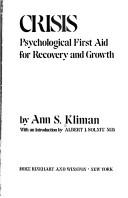 Cover of: Crisis by Ann S. Kliman, Ann S. Kliman