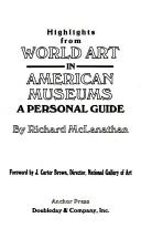 Cover of: Highlights from World art in American museums | Richard B. K McLanathan