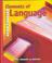 Cover of: Elements of Language