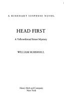 Cover of: Head first by William Leonard Marshall
