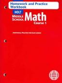 Cover of: Holt Middle School Math by Jennie M. Bennett, Jennie M. Bennett