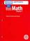 Cover of: Holt Middle School Math