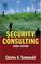 Cover of: Security consulting