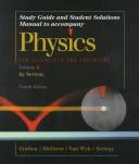 Cover of: Physics for Scientists & Engineers: Study guide and Student Solutions Manual - Volume 2