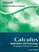 Cover of: Calculus: Applications and Technology for Business, Social and Life Sciences