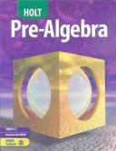 Cover of: Holt Pre-Algebra by Jennie M. Bennett