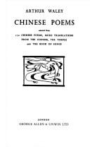Cover of: Chinese Poems (Unesco Collection of Representative Works :, Chinese Series)