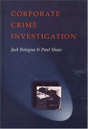 Cover of: Corporate crime investigation