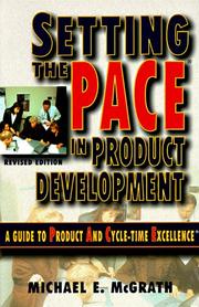 Cover of: Setting the PACE in product development