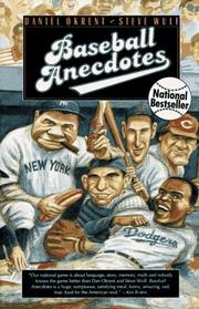 Cover of: Baseball Anecdotes RI