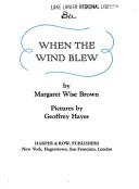 Cover of: When the Wind Blew by Jean Little, Geoffrey R. Hayes