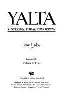 Cover of: Yalta by Jean Laloy, Jean Laloy