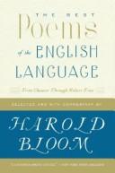 Cover of: The Best Poems of the English Language by Harold Bloom, Harold Bloom