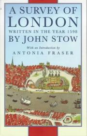 Cover of: A survey of London by John Stow