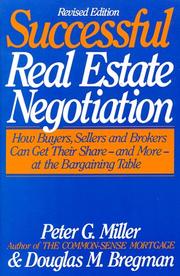 Cover of: Successful real estate negotiation