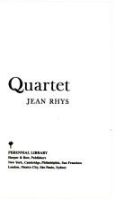 Cover of: Quartet by Jean Rhys