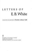 Cover of: Letters of E B White (Harper Colophon Books) by E. B. White