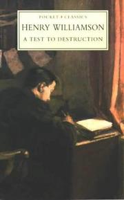 Cover of: A test to destruction