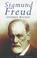 Cover of: Sigmund Freud