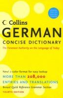Cover of: Collins German Concise Dictionary, 4e (HarperCollins Concise Dictionaries)
