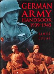 Cover of: The German Army handbook