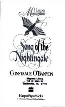 Cover of: Song of the Nightingale (Harper Monogram) | Constance O