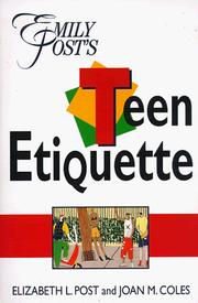 Cover of: Emily Post's teen etiquette