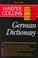 Cover of: Harper Collins German Dictionary/German-English/English-German (HarperCollins Bilingual Dictionaries)