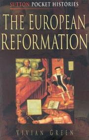 Cover of: The European reformation
