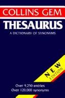 Cover of: Collins Gem Thesaurus (Collins Gems)