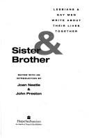 Cover of: Sister & brother by edited with an introduction by Joan         Nestle & John Preston