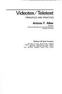 Cover of: Videotext/Teletext: Principles and Practices