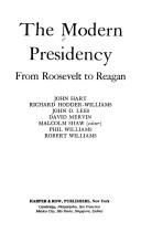 Cover of: The Modern presidency: From Roosevelt to Reagan