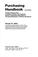 Cover of: Purchasing handbook | George W. Aljian