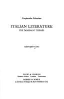 Italian literature by Christopher Cairns