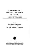 Cover of: Grammar and second language teaching: a book of readings