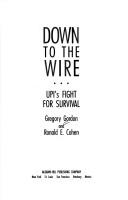 Cover of: Down to the Wire by Gregory Gordon, Ronald E. Cohen