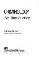 Cover of: Criminology: an introduction