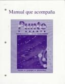 Cover of Manual que acompana Punto Y Aparte by Sharon W. Foerster