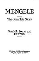 Cover of Mengele