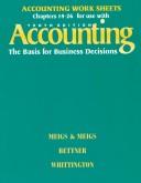 Cover of: Accounting the Basis for Business Decisions by Walter B. Meigs