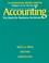 Cover of: Accounting the Basis for Business Decisions