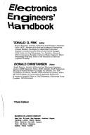Cover of: Electronics engineers' handbook